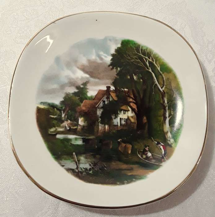 Two Hanley Falcon Ware, England. Small Display Plates