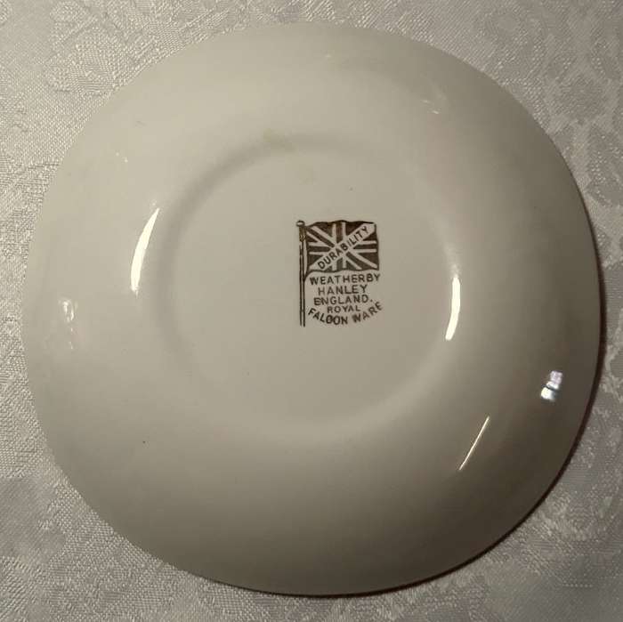 Two Hanley Falcon Ware, England. Small Display Plates