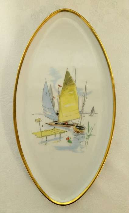 Vintage 1950s Alka Kunst Bavaria Western Germany Wall Plate