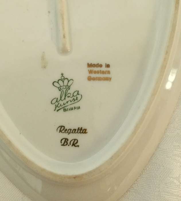 Vintage 1950s Alka Kunst Bavaria Western Germany Wall Plate