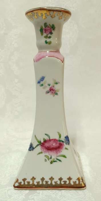 Pair of Gorgeous Vintage Porcelain Candle holders