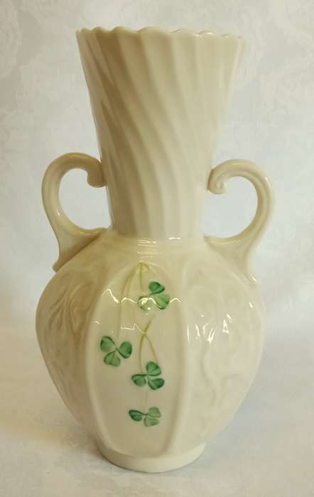 Belleek Vase Circa 1955  1965