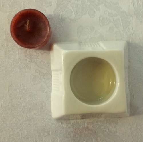 Belleek Candle Holder
