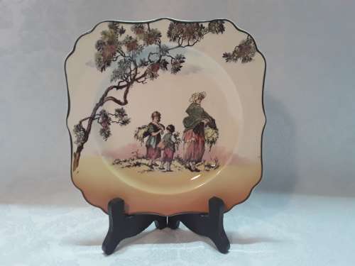 Royal Doulton Small Plate - Circa 1930s. `The Cleaners`