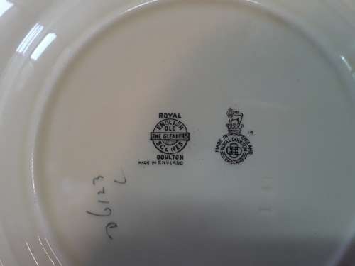 Royal Doulton Small Plate - Circa 1930s. `The Cleaners`