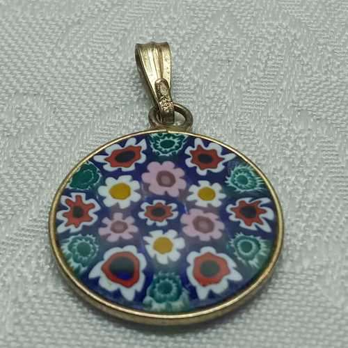 Antica Murrina Veneziana Murano glass pendant millefiori glass