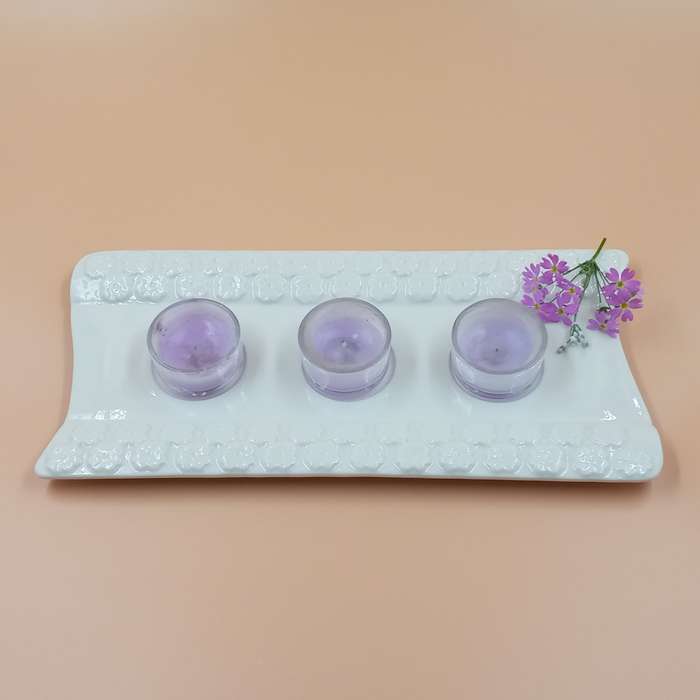Belleek contemporary tea light candle holder