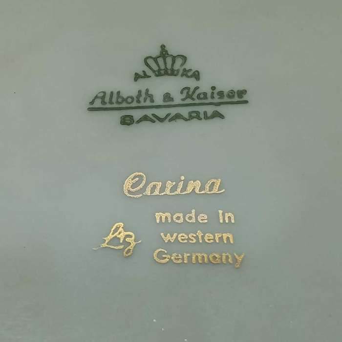 Two Alboth & Kaiser Bavaria side plates