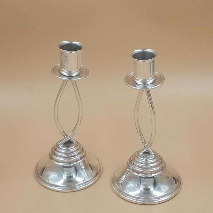 Classic Louis Plate EPNS Candle holders