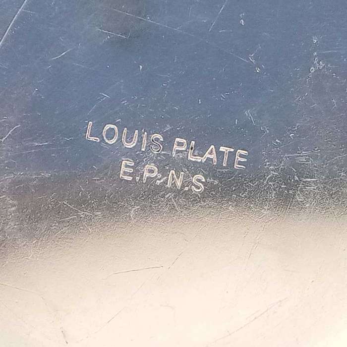 Classic Louis Plate EPNS Candle holders