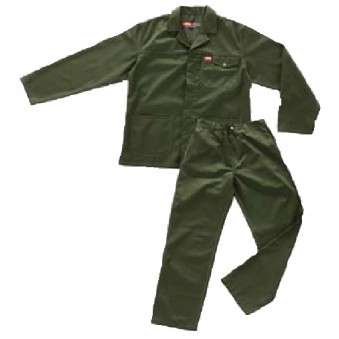ACID RESISTANT CONTI  SUITS BOTTLE GREEN  (S,M)