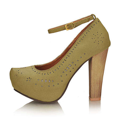 !!! NEW !!! Laser Cut Platforms in Lime Green / Orange (Size 2 - 6)