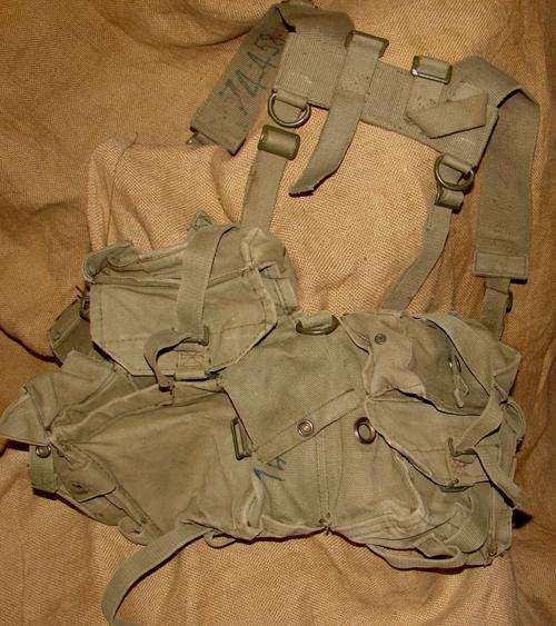 Military Webbing back pack no 1