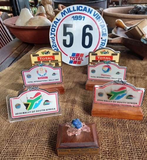 Rare Collection of 8 Pieces of South Africa SCC-(The Sport Car Club) Sport Car Rally memorabilia