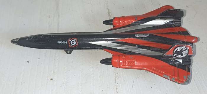 Vintage Matchbox 2000 SB 20-SR 71 Blackbird TM Lockhead Martin Fighter Plane