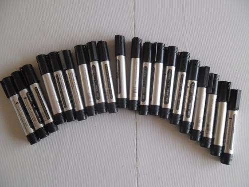 20X REFILLABLE BLACK MARKERS . ONE BID. PLEASE READ DISCRIPTION?