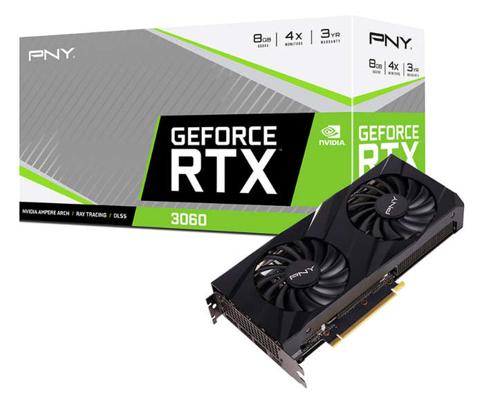 PNY GEFORCE RTX 3060 8GB VERTO Dual Fan