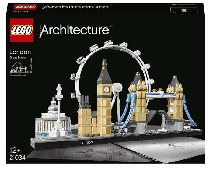 LEGO® Architecture London Skyline Collection 21034 Building Toy Set - 468 Pieces