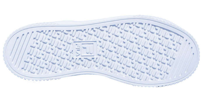 Fila Women's Panache 19 Flat Sneaker White/Metallic Silver/Fila Navy UK 3