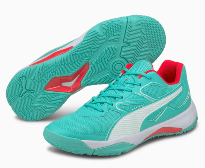 Puma Solarflash Elektro - Aqua Sunblaze - White - Size 10