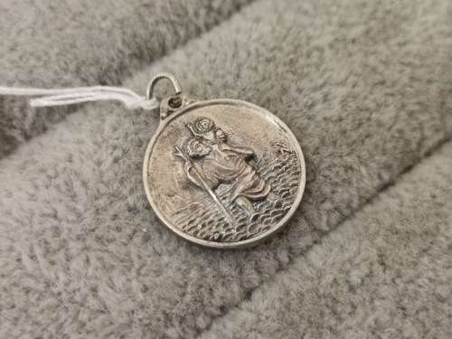 Silver St. Christopher Pendant