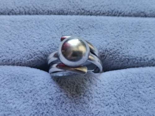 DISCOUNT!! Unique Silver Adjustable Ring