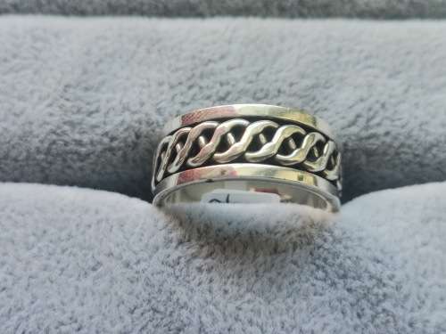 DISCOUNT!! Silver Fidget Ring