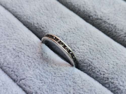 DISCOUNT!! Silver Full Eternity Ring