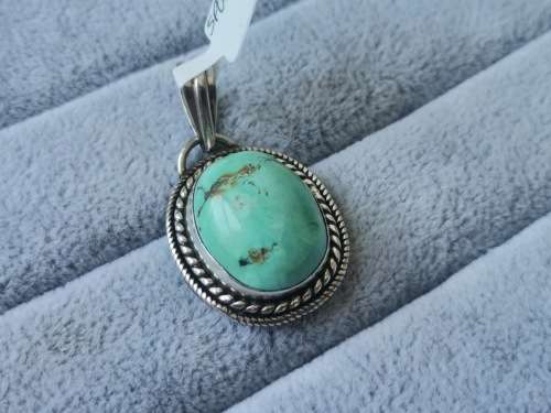 Discount!! Silver Turquenite Pendant