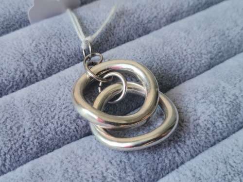 Discount!! Abstract Silver Pendant