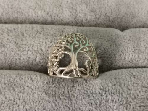 Silver Tree of Life Ring