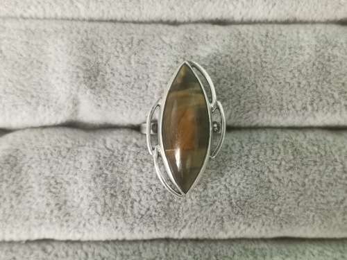 DISCOUNT!!! Silver Tiger-Eye Ring
