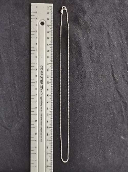 Silver Curb Chain