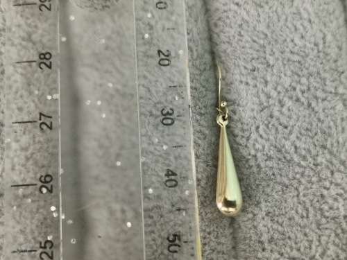 9ct Gold Teardrop Earrings