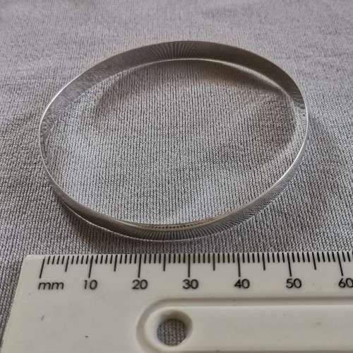**R1 Auction**  Flat Silver Bangle