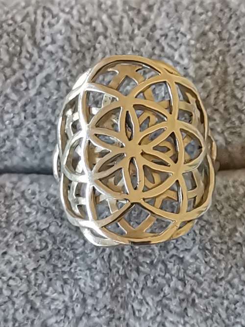 DISCOUNT!!! Silver Flower Ring