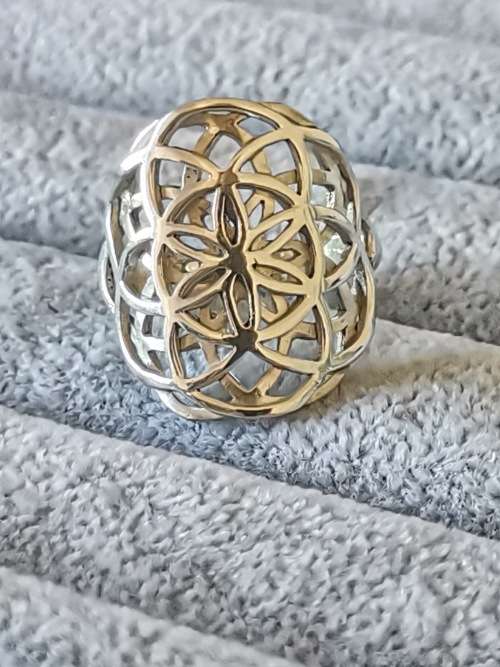 DISCOUNT!!! Silver Flower Ring