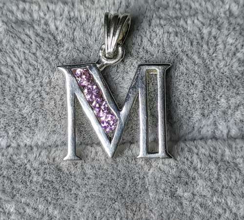 DISCOUNT!!! Silver Letter M Pendant