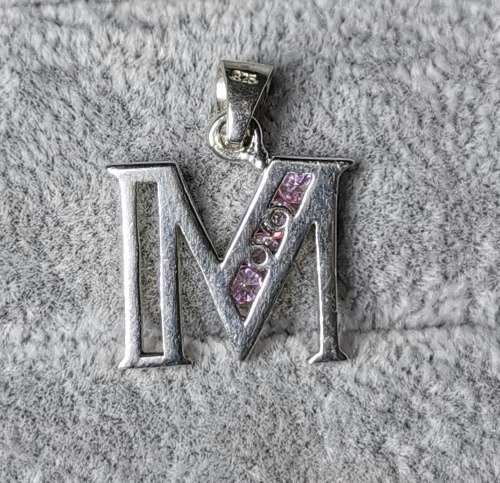 DISCOUNT!!! Silver Letter M Pendant