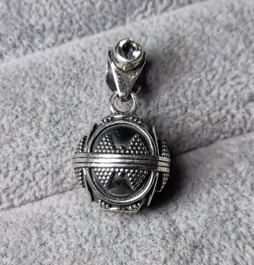 DISCOUNT!!! Silver Ball Chime Pendant