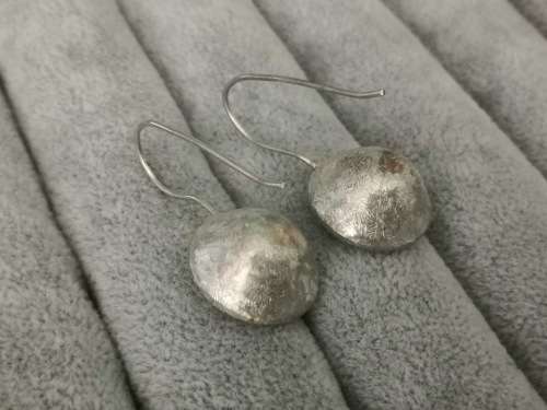 Discount!!! Unique Silver Pearl Earrings