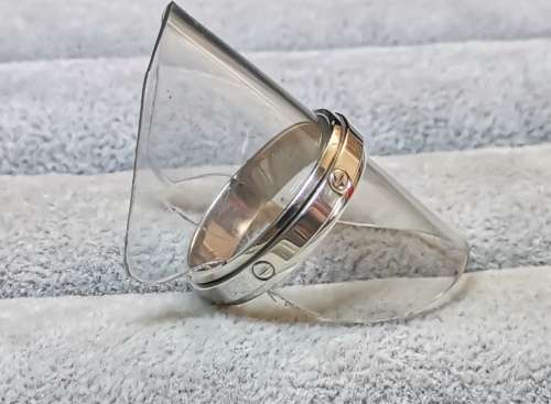 Discount!!! Silver Fidget Ring