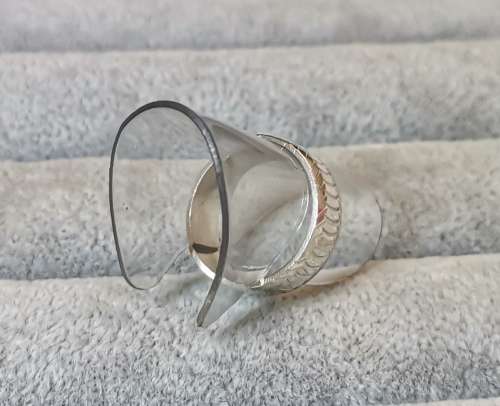 Discount!!! Patterned Silver Ring