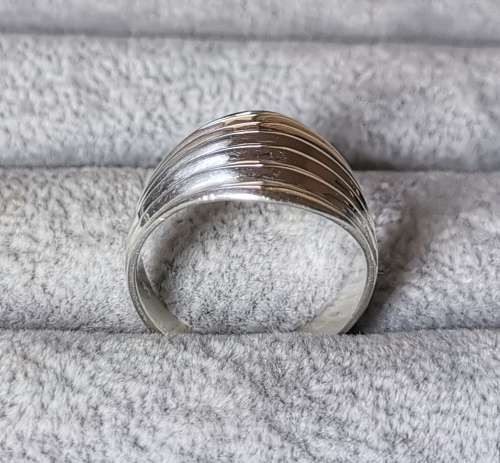 Patterned Silver Ring