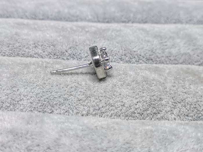 Dazzling Silver Earrings