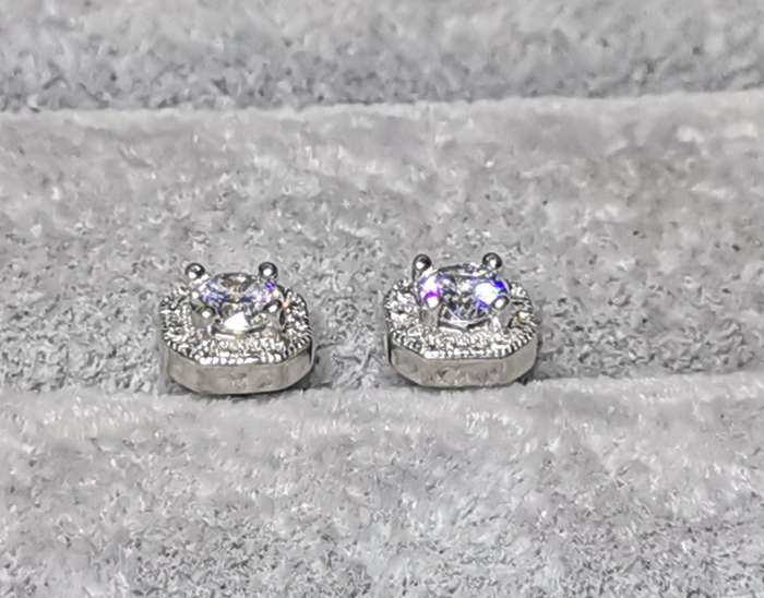 Dazzling Silver Earrings