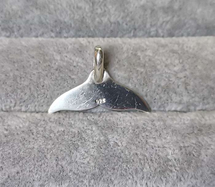 Silver Whale Pendant