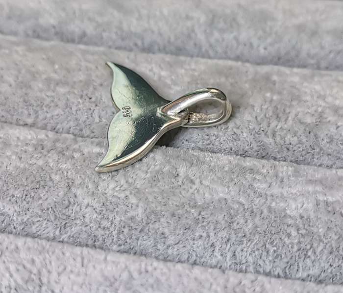 Silver Whale Pendant