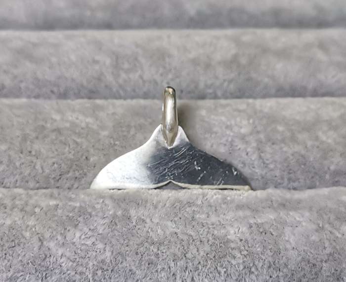 Silver Whale Pendant