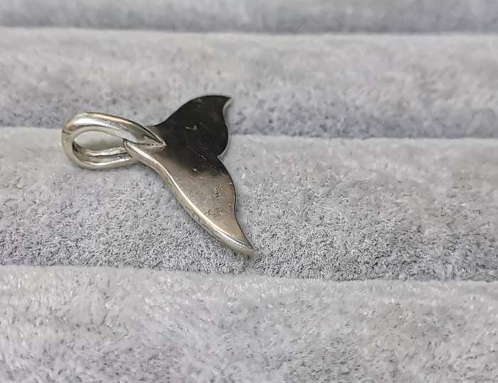 Silver Whale Pendant